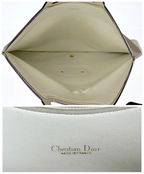 dior leather clutch bag|christian Dior foldable clutch.